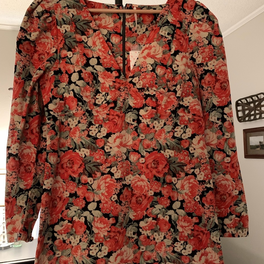 Free People Kapowski Floral Dress